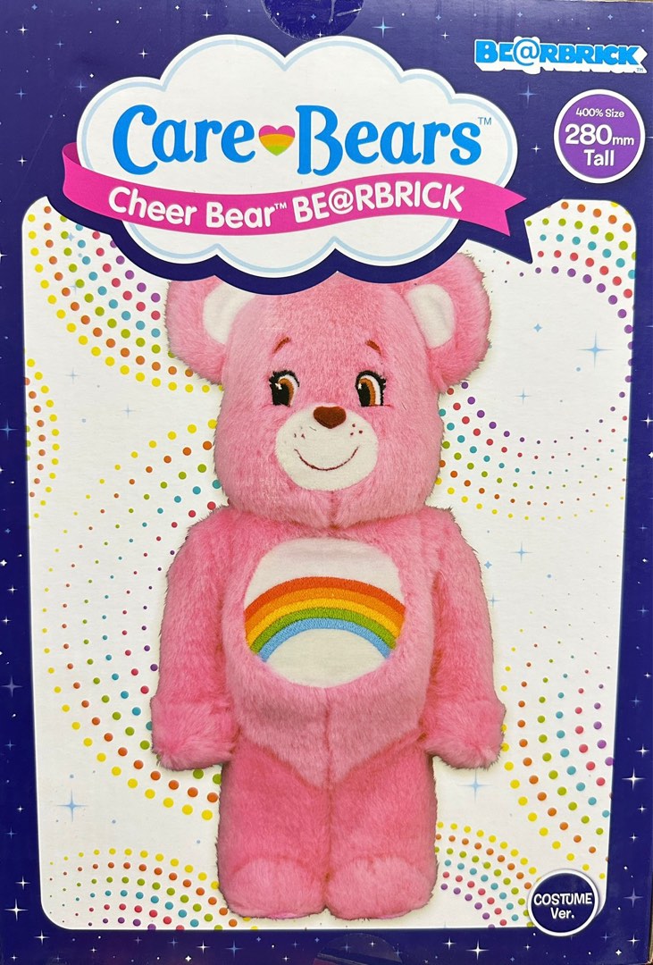 ぬいぐるみ Care Bears Cheer Bear BE@RBRICK 280mm Care Bears