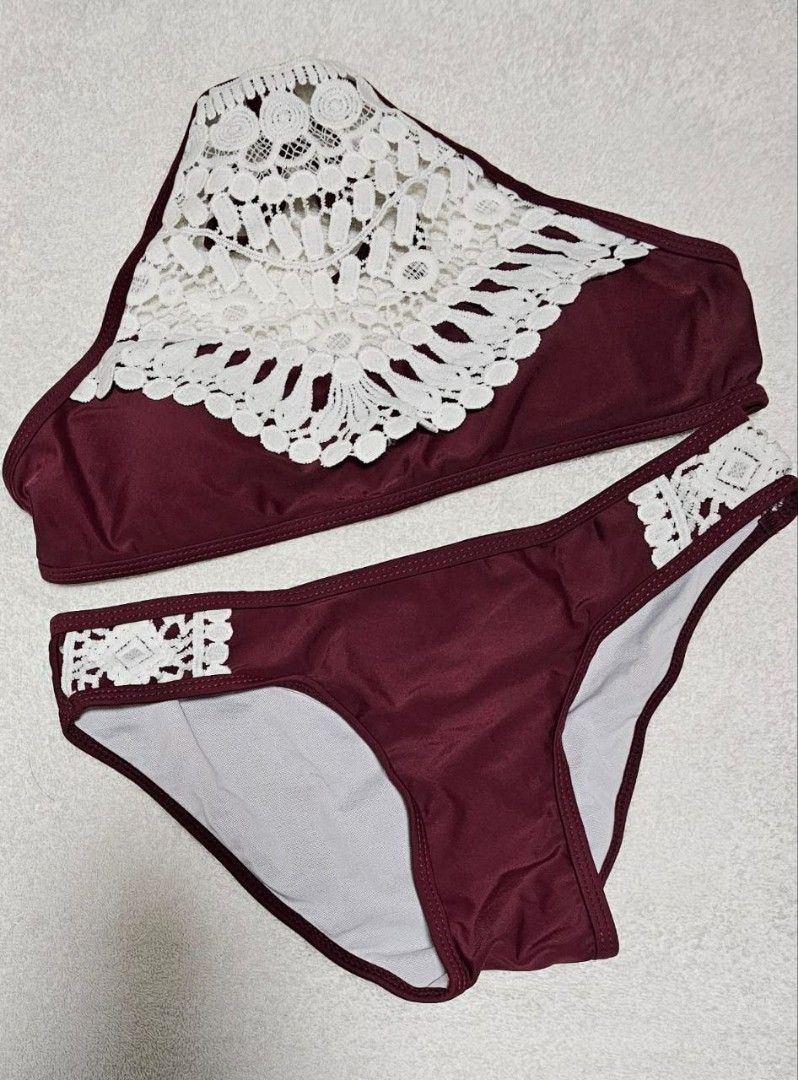 Satin Panty Red Wine Colour, Women's Fashion, Bottoms, Other Bottoms on  Carousell