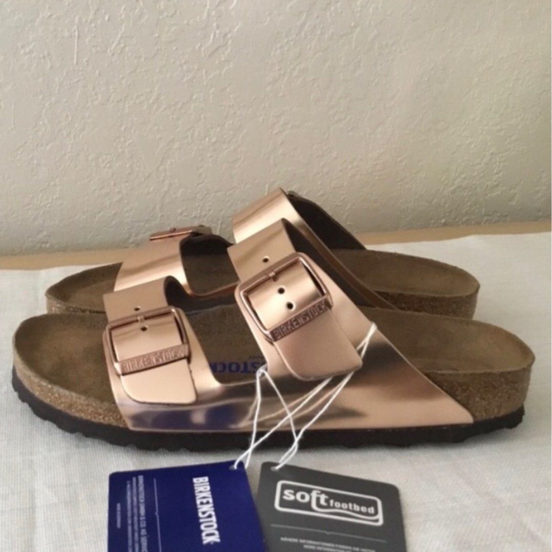 birkenstock arizona metallic damen