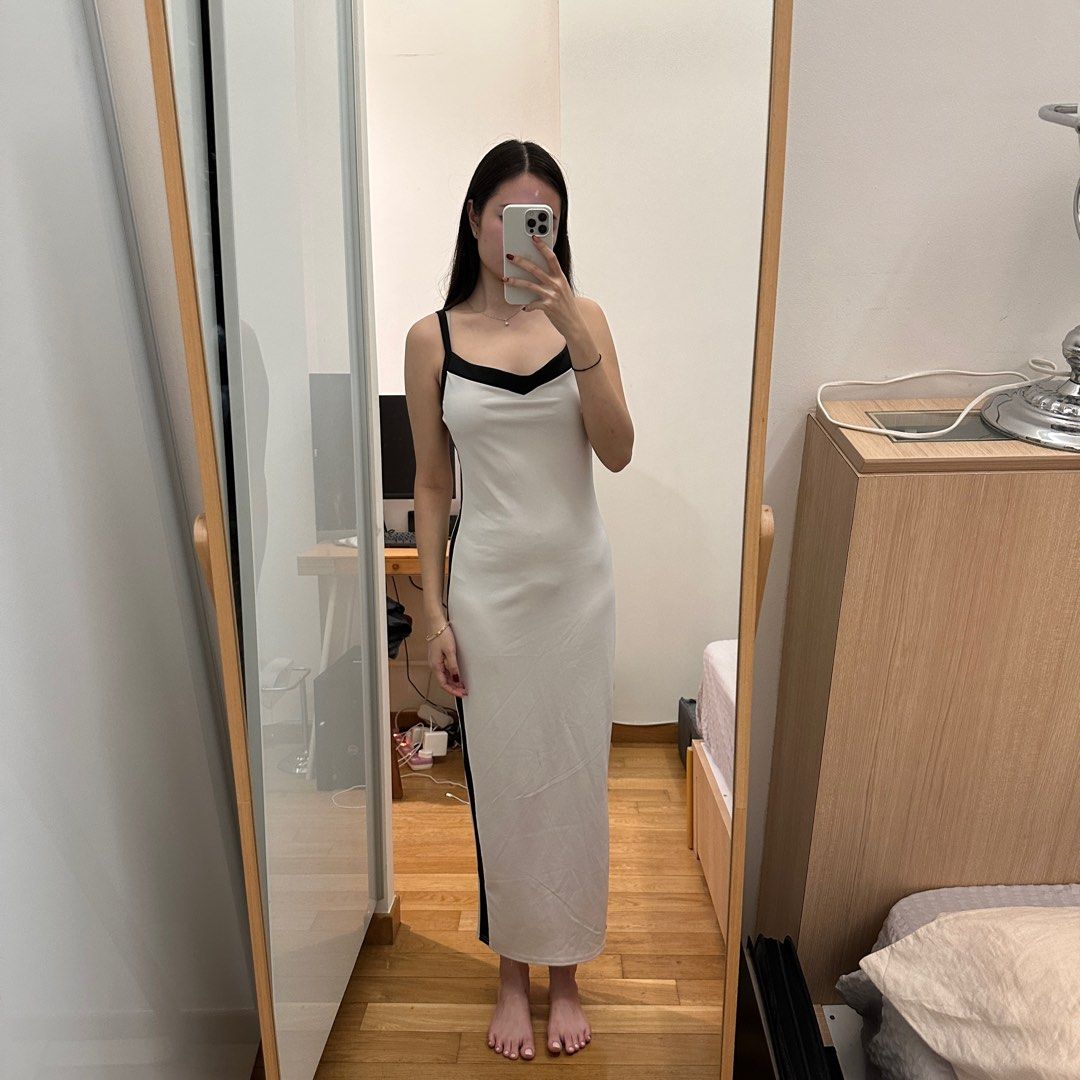 White maxi party dress store