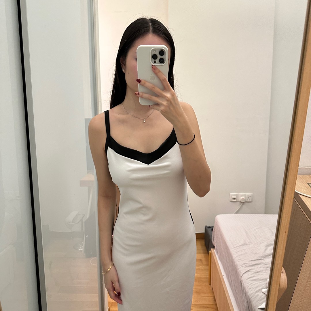 White maxi new arrivals party dress