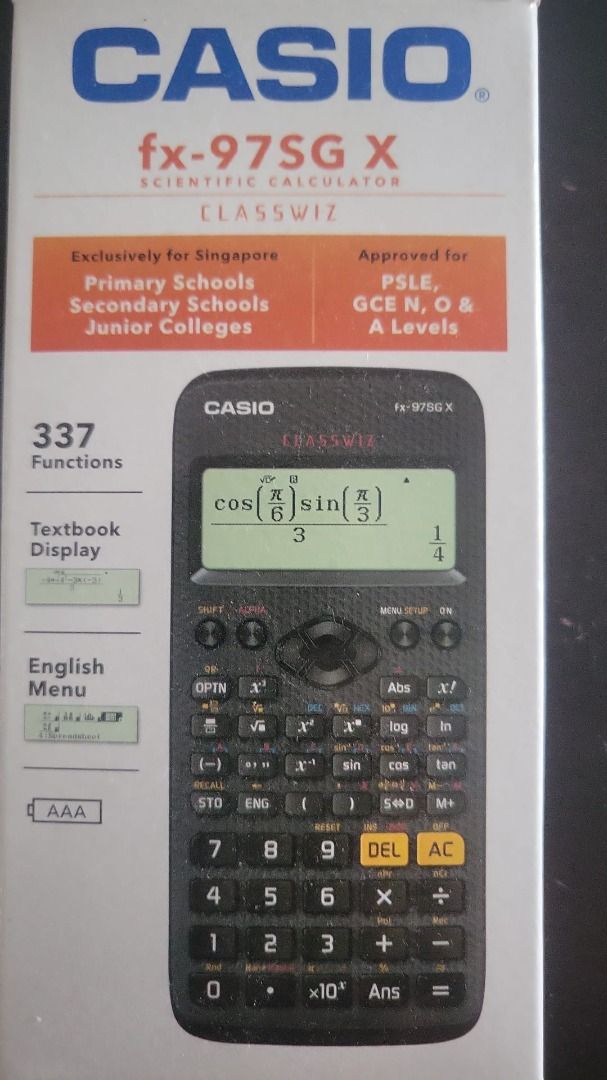 BNIB Casio fx 97SGX Scientific Calculator Hobbies Toys