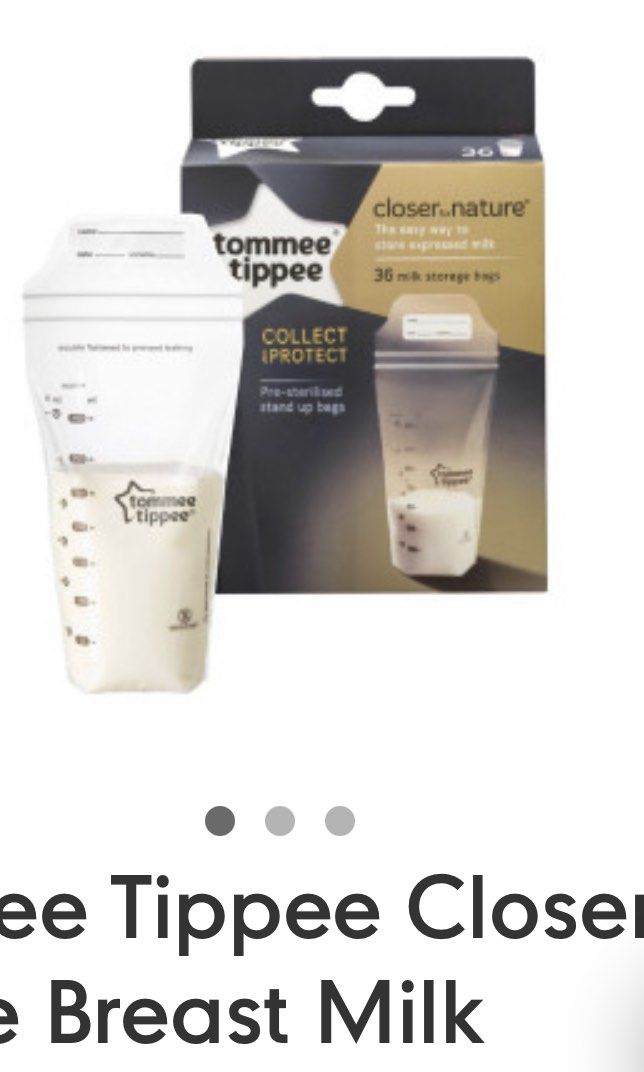 BNIB Tommee Tippee breast milk storage bags Babies Kids
