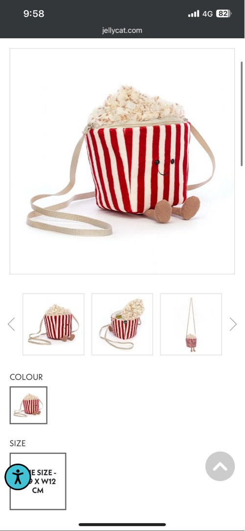 BNWT Jellycat Amuseable Popcorn Bag, Women's Fashion, Bags & Wallets,  Cross-body Bags on Carousell