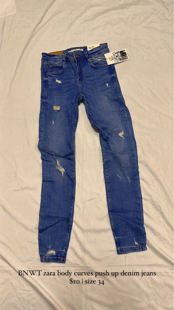 Jeans push up zara sale