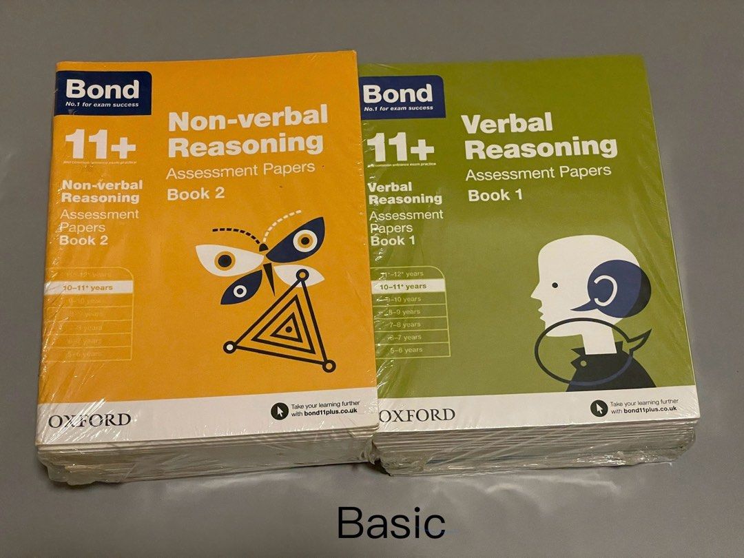Bond 11+ basic , plus & advanced (Category: Children's Books) located in Singapore. Submitted by boosong (Listing ID 1260998595, Image 2). Description: -Ready stock,brand new .