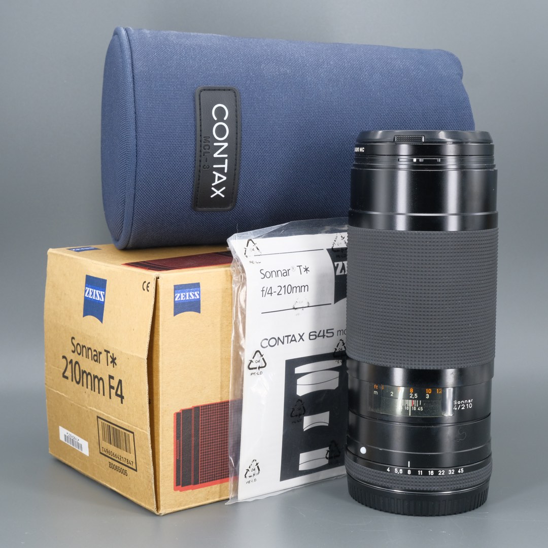 Box Set] Contax 645 Carl Zeiss Sonnar T* 210mm F4 210/4 Lens, 攝影