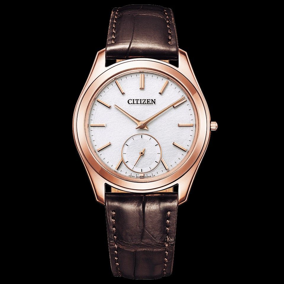 Brand New Citizen Eco Drive One Ultra Thin 4.5mm Washi Dial AQ5012 14A