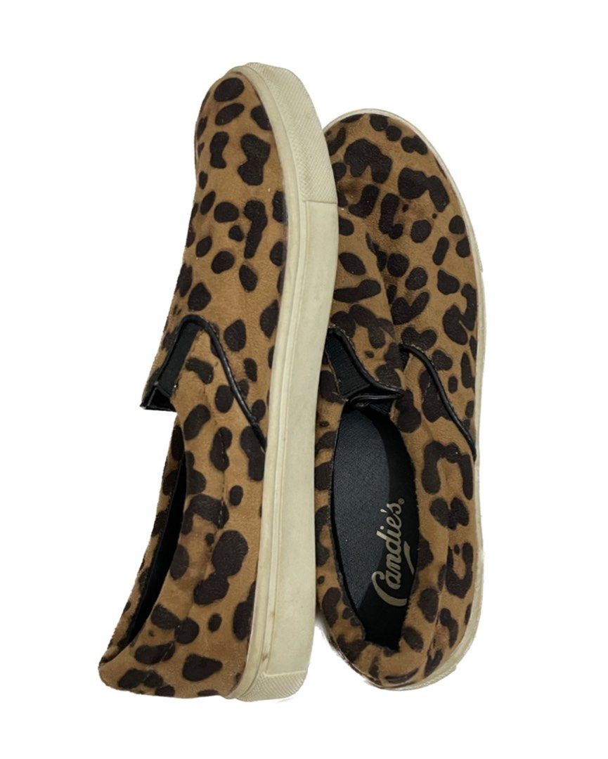 Candie’s Cheetah Print Shoes, Women's Fashion, Footwear, Sneakers on