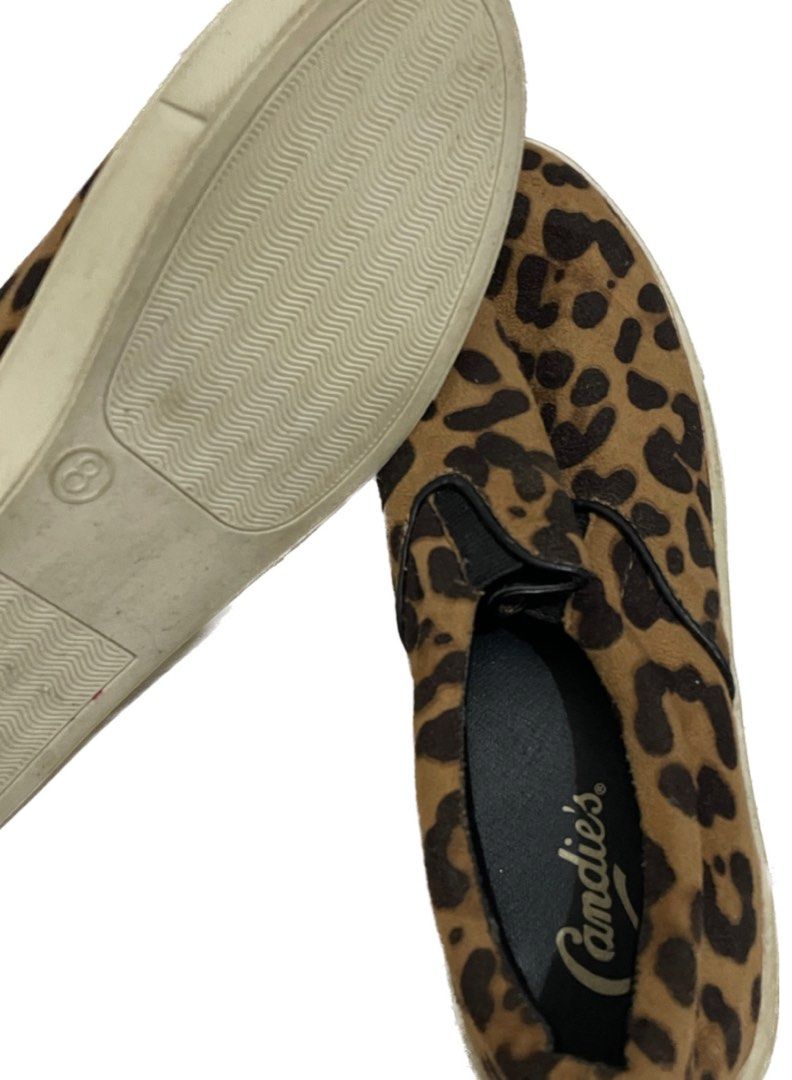 Candie’s Cheetah Print Shoes, Women's Fashion, Footwear, Sneakers on