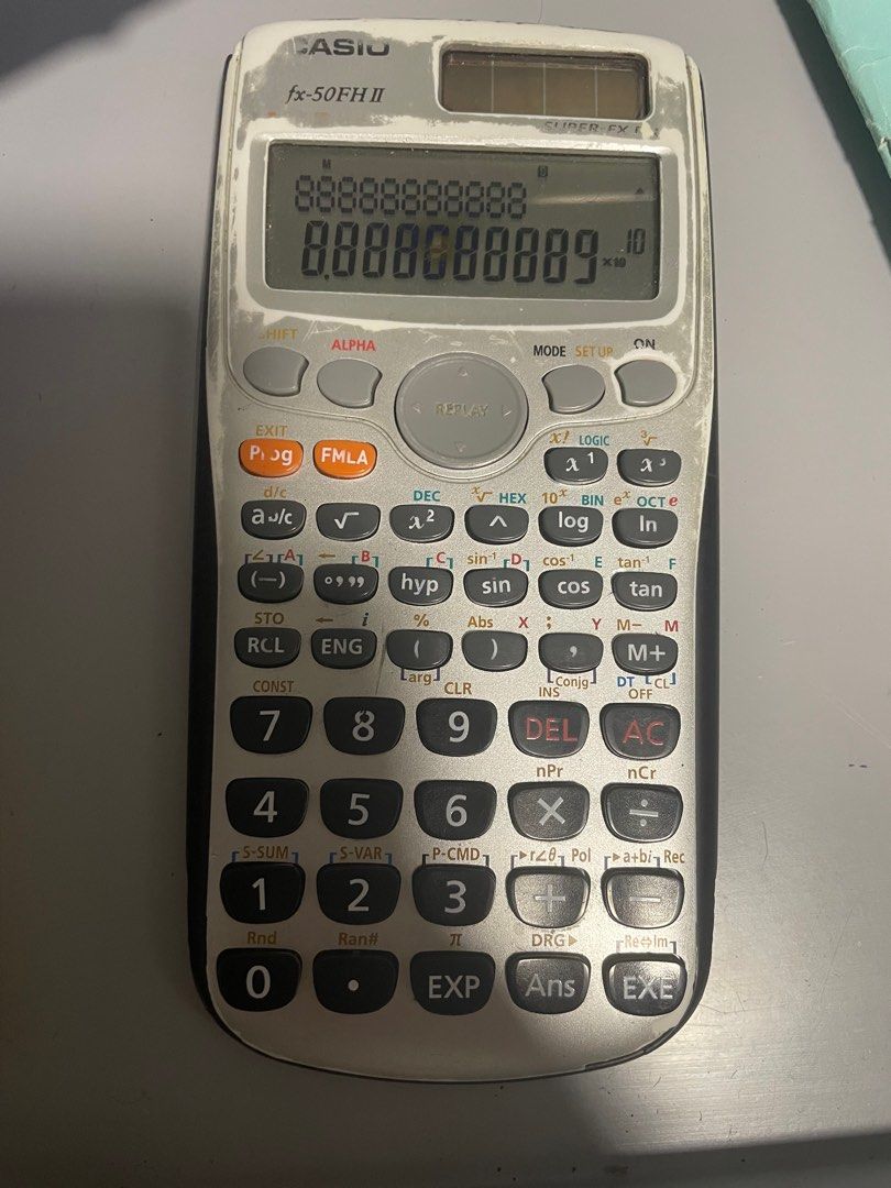 Casio fx50 fh ii Carousell