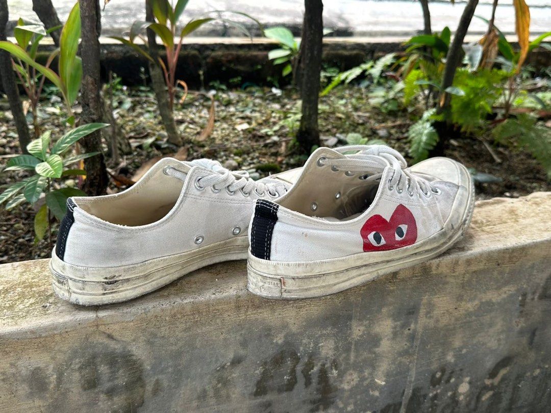 Cdg converse shop worn