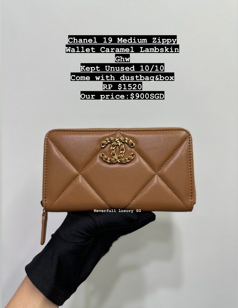 Chanel zippy top medium wallet