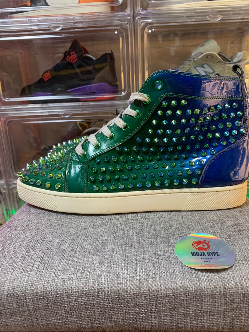 Louboutin 2024 sneakers green