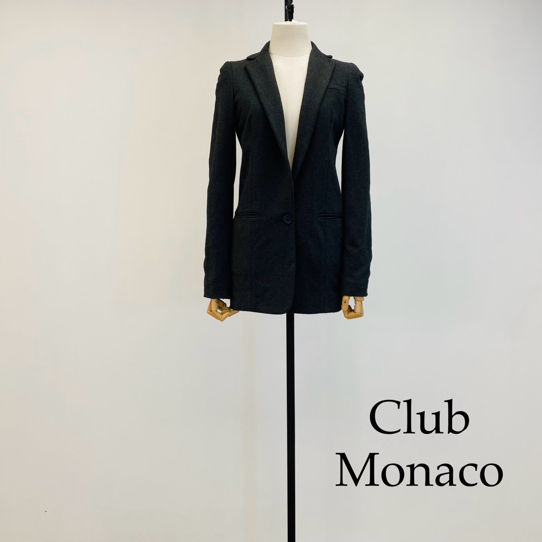 CLUB MONACO Blazer with Ribbed Wool Back 羊毛羅紋背西裝外套, 名牌