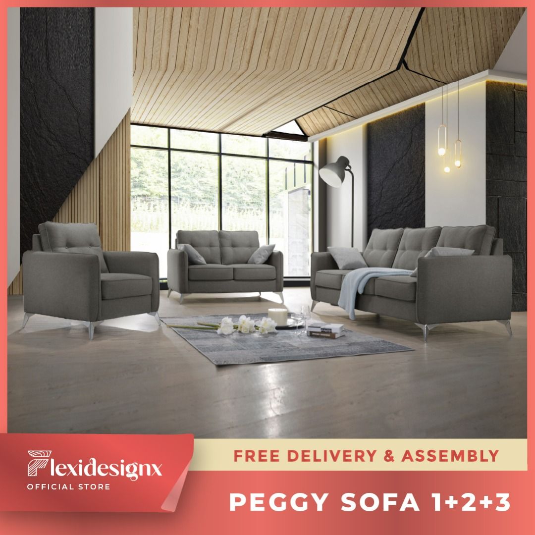 Cny Promotion Peggy Modern Sofa Set 1