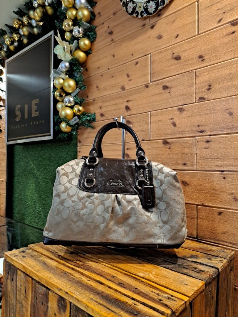 Coach sateen discount bags