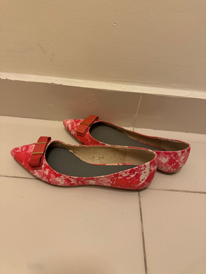 COACH Pink Ballet Flats 7.5