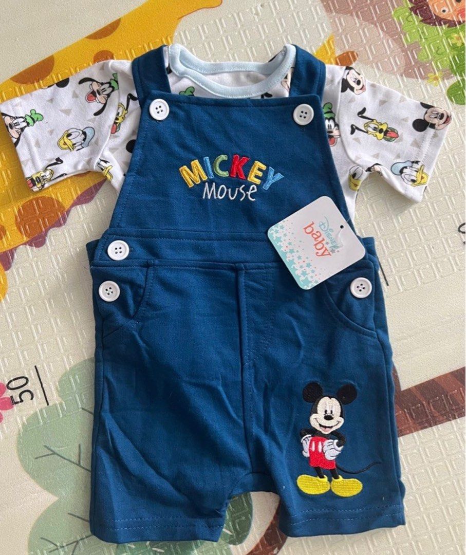 Disney dungarees cheap baby