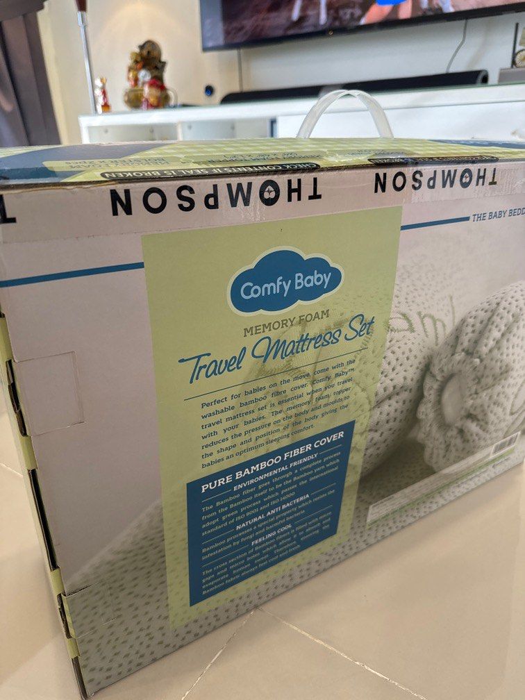 Comfy Baby Memory Foam Travel Mattress Set