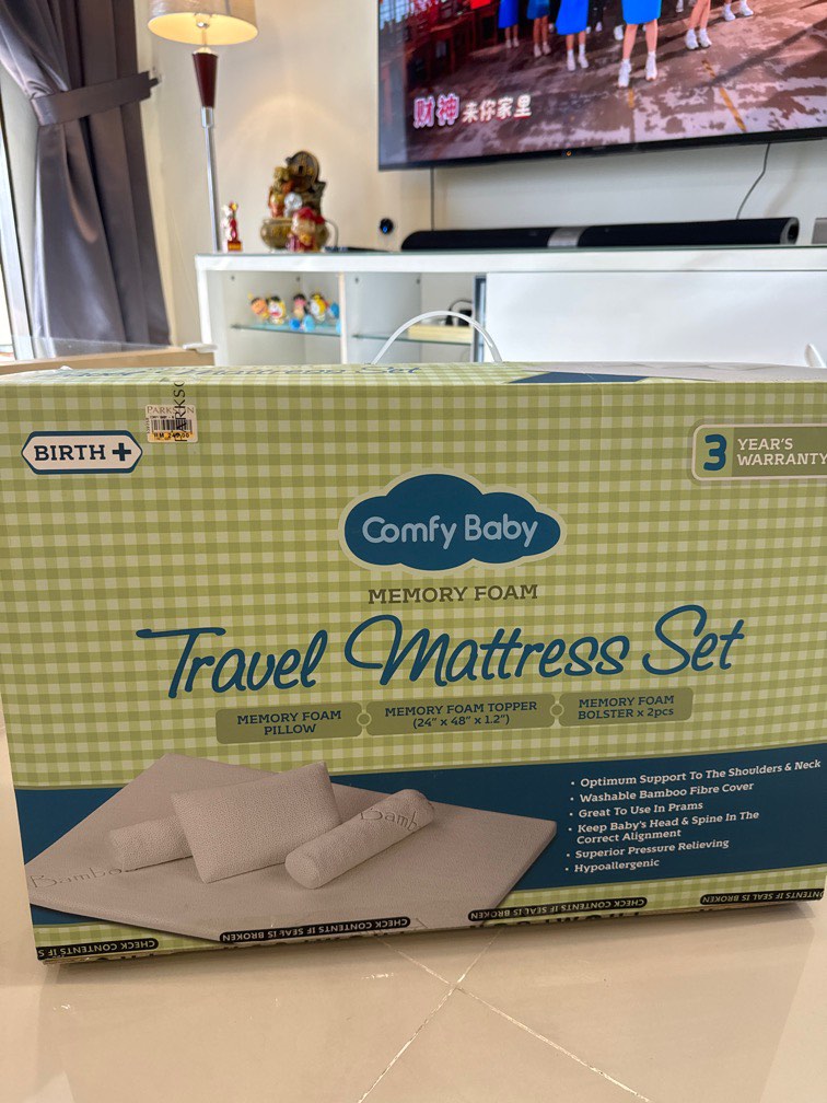 Comfy baby discount travel mattress set