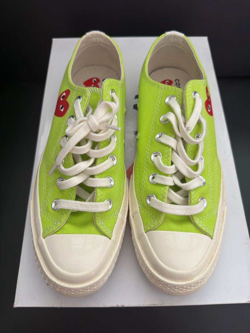 Comme Des Gar ons Play x Converse Green Women s Fashion Footwear