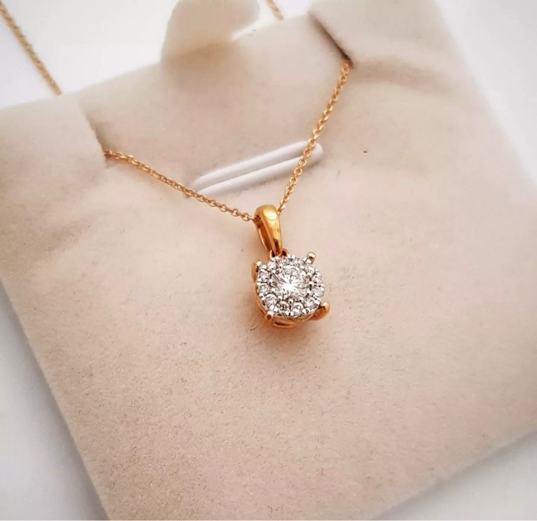Diamond Necklace, Women's Fashion, Jewelry & Organizers, Necklaces on ...