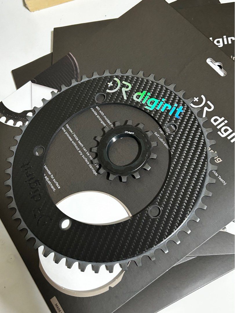 DigiritCarbon Chainring TRACK用68T