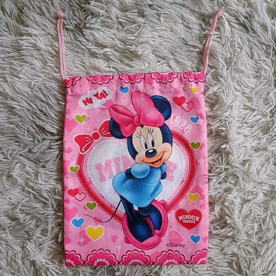 Minnie mouse clearance drawstring bag