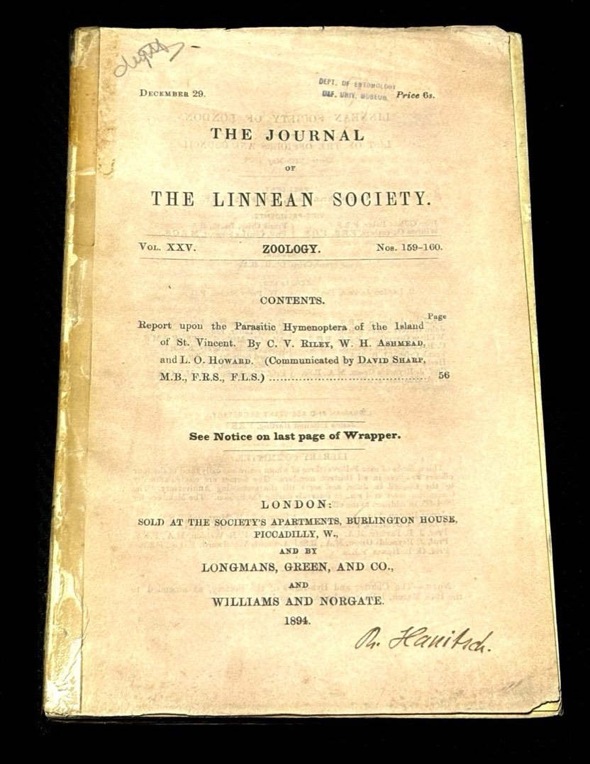 [Dr. Karl Richard Hanitsch’s Signed Personal Copy] Report upon the ...