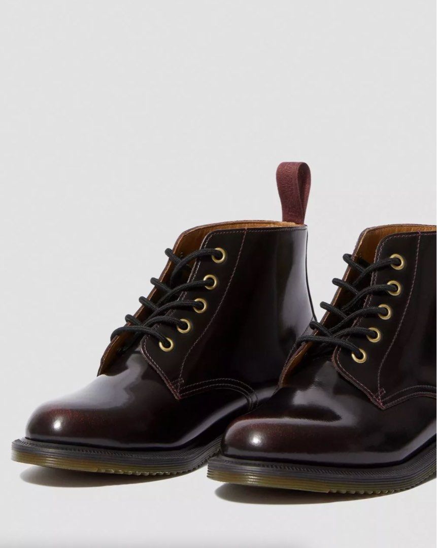 Dr Martens Kensington Emmeline Leather Lace Up Ankle Boots