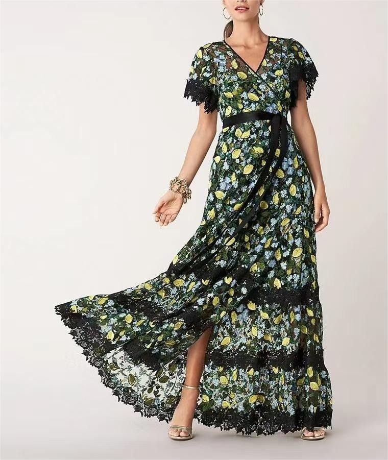 Dvf lemon shop dress