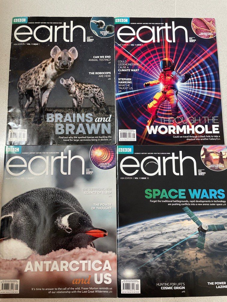 Earth BBC science world, Hobbies & Toys, Books & Magazines, Magazines ...