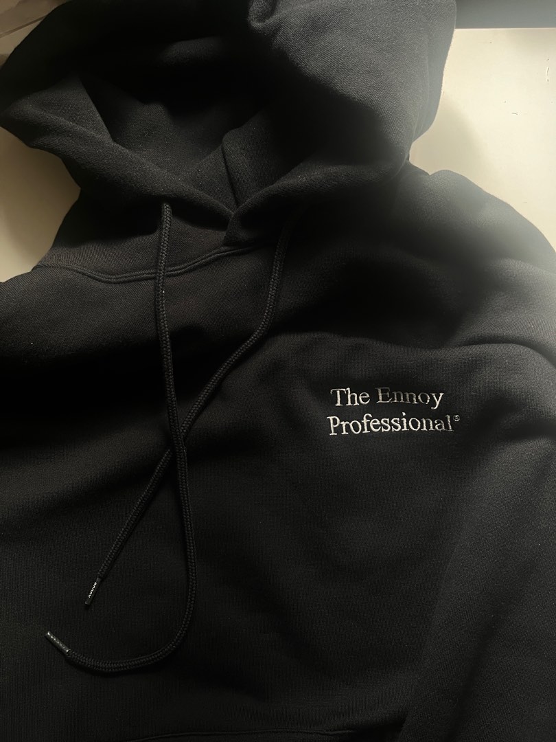 Ennoy Professional hoodie black XL, 男裝, 上身及套裝, 衛衣- Carousell