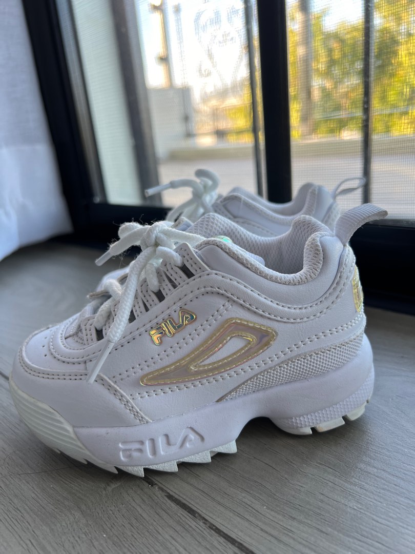 Fila trainers size 1 outlet
