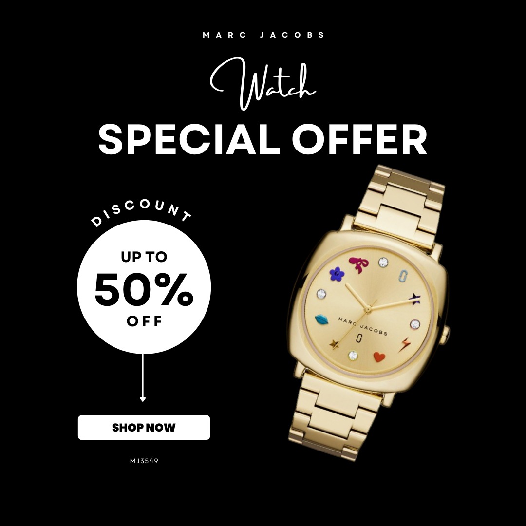 Women's marc sales jacobs watches