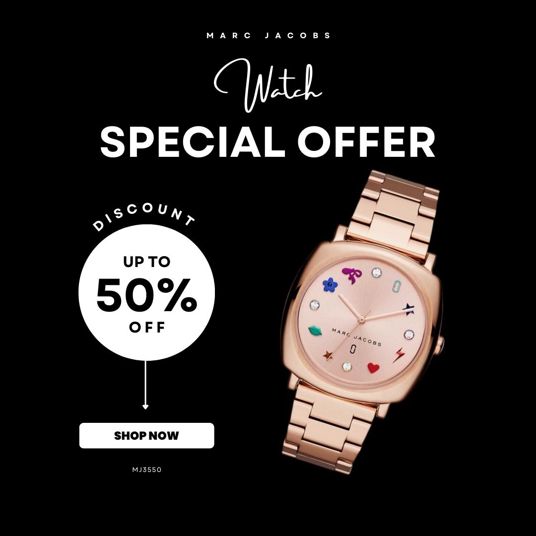 Marc jacobs mandy sales watch rose gold