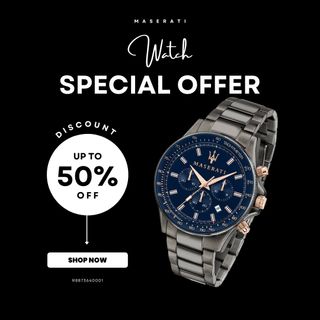 Forrester chronograph smoke stainless sales steel watch