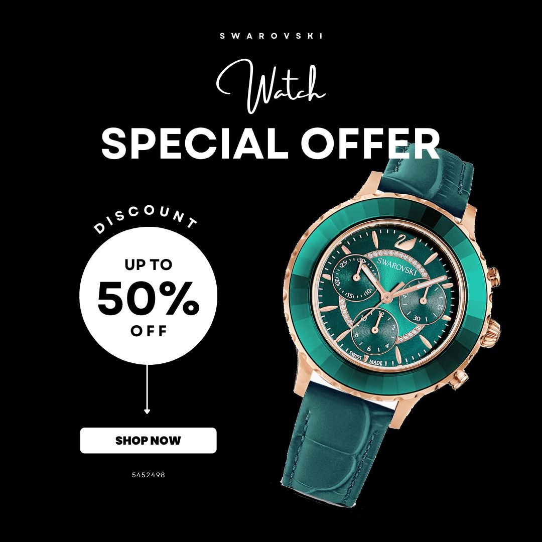 Ready Stock Original Swarovski Leather Women s Watch Octea Lux