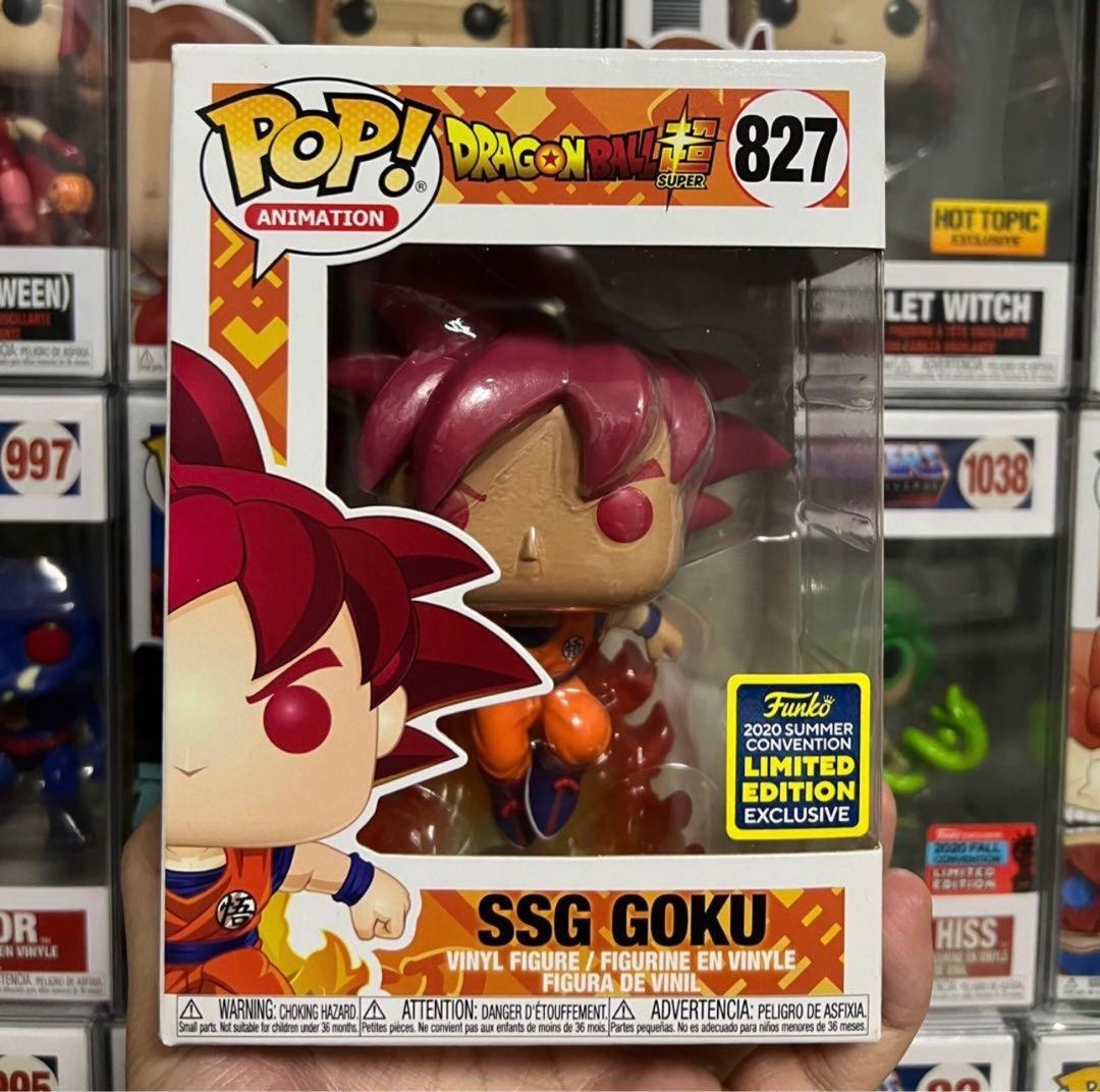 Funko Dragon Ball Super Pop! Animation SSG Goku Vinyl Figure Summer  Convention Exclusive