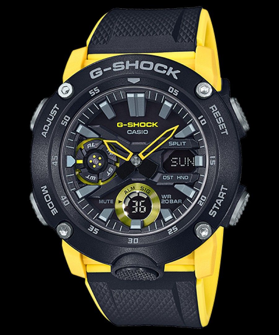G Shock GA 2000 1A9DR Men s Fashion Watches Accessories