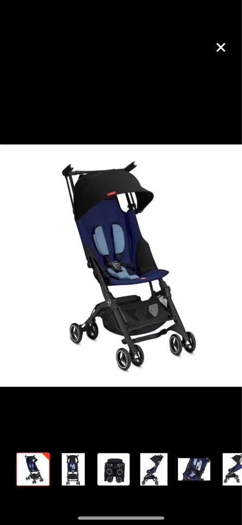GB Pockit + travel commute stroller (Category: Strollers) located in Quezon City. Submitted by wanderw0man (Listing ID 1278725534, Image 1). Description: Officially in the Guinness Book of World Records as the world’s most compact stroller - The GB Pockit stroller - could fit in a backpack, airline overhead cabin and small car baggage compartments easily. We used it for international travels because we can bring it on buses, trains, boarding gate