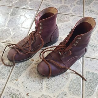 GENUINE leather Boots (customized) US 7 mens