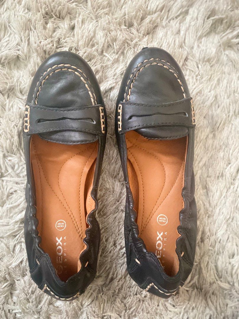 Geox leather loafer women shoes Women s Fashion Footwear