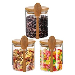 12-Pack, 5oz]Mini Glass Food Storage Containers, Small Glass Jars