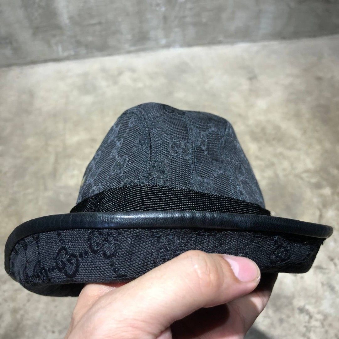 Gucci canvas 2025 fedora