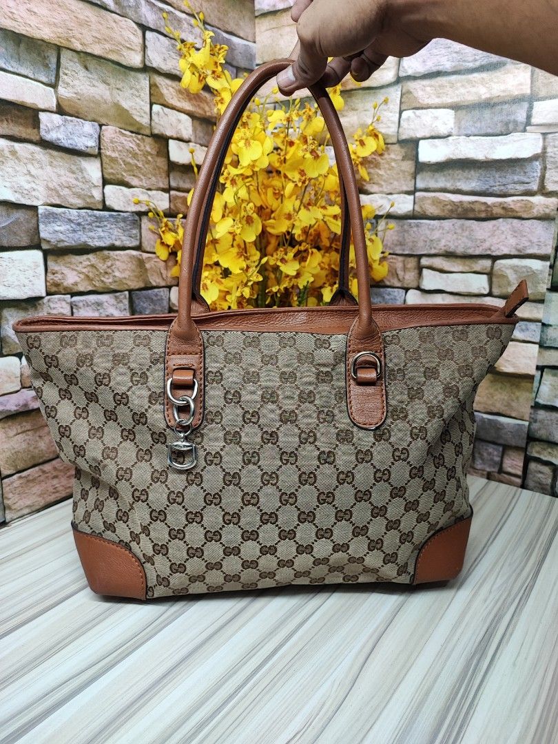 Gucci fabric tote outlet