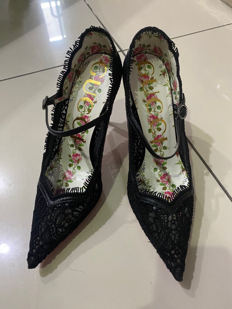 GUCCI Lace Pizzo Venice Pumps 38 Olshop Fashion Olshop Wanita di