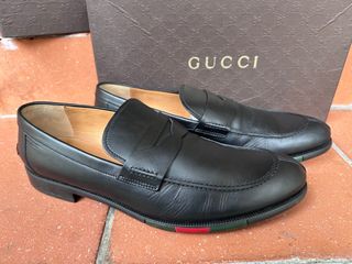 Mens gucci discount suede loafers sale