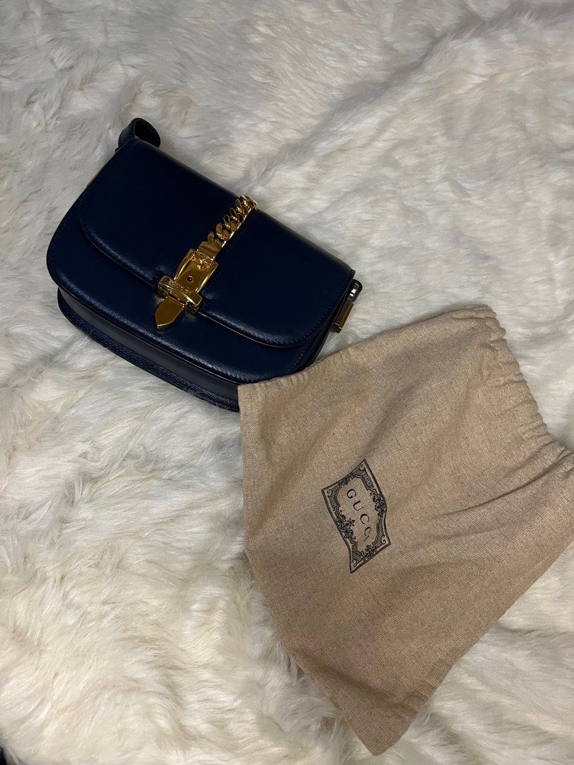 Gucci Sylvie (Category: Luxury Bags & Wallets) located in Pasig City. Submitted by allyssamaeyap (Listing ID 1278829296, Image 1). Description: Preloved With dust bag and care card .